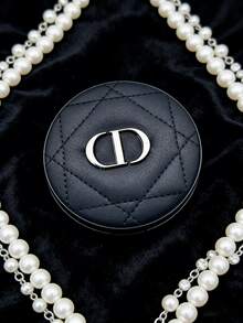 Dior Black Heart-Shaped Handheld Mirror/Compact Makeup Mirror - Hitam - View 6