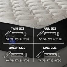 MRH 10" 12" 14" Memory Foam Hybrid Mattress Twin Full Queen King Size Boxed Bed Medium Firm Soft Comfortable Sweet Night Sleep Modern Home Bedroom Furniture - 14inch(35cm) - 查看 4