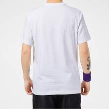Nike Crew Neck Short-Sleeve T-Shirt - Unisex - Black - White - View 3