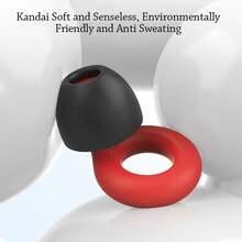 Silicone Earplugs For Swimming Sleep Noise Cancel Noise Reduction-Soundproof Reduce Disturbances -Quality Loop Earplugs Supplies - Black - View 3