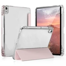Suitable For 2024 Tab M11 Tablet Protective Case,Three Fold Tablet Protective Case With Pen Slot, Matte Matte Texture, Anti Fingerprint, Stylish PU Leather Case, Intelligent Sleep Wake-Up,Compatible With Lenovo Tab P11, Tab M10 Plus (3rd Gen) Case - Pen Slot - View 24