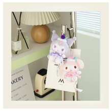 SANRIO Plush Keychain Pendant - Heart Series, Cherry Blossom Series, Good Mood Series, And Line Series - Official Licensed, Cute Plush Pendant Suitable For Wallet, Backpack And Handbag, Soft Collectible Plush Pendant, Approx. 10-11cm (3.9-4.3 Inches) High - Multicolor - View 3