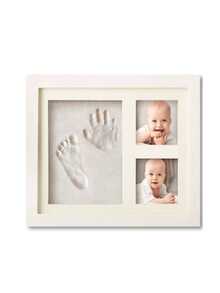 Baby Handprint & Footprint Clay Mold Kit, Newborn Infant Foot Hand Print Keepsake Memorable Gift With Frame, Includes Clay And Frame - Multicolor - View 12