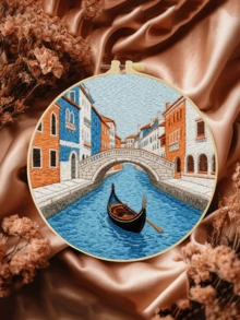 20x20cm/7.9x7.9in Hand Embroidery Kit, Suitable For Beginners, Includes Embroidery Fabric, Instruction Manual, Embroidery Hoop And Needles, Great Gift For Friends And Family, Also Applicable For Handmade Crafts For Furniture And Office - A - View 13