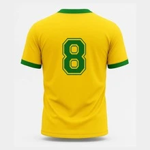 Unisex T-Shirt Brazil Football Brazilian National Team World Cup 2026 Hexa - 8 - 查看 1