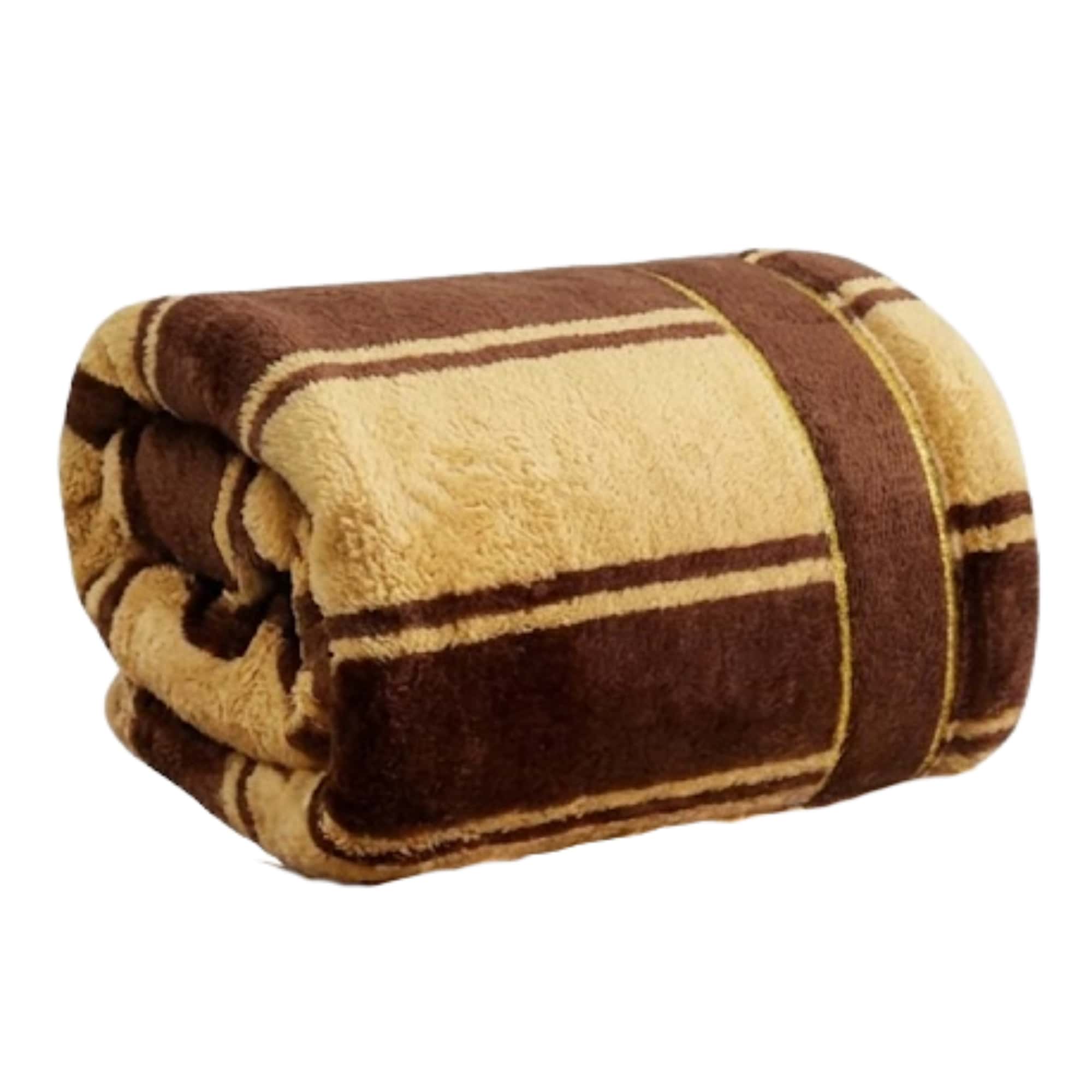 Large Soft Cotton Bath Towel With Luxury Print, 70*1.40 Cm - 圖案 2 - 黃色 - 查看 1