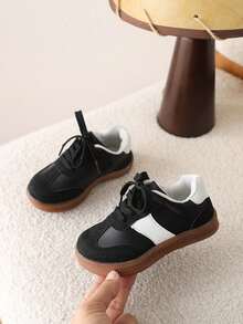 1双春秋季新款婴儿鞋，软底幼儿鞋，休闲运动鞋 - 黑色 - 查看 3