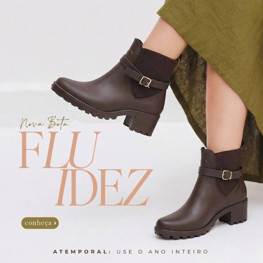 Stylish Women's Boots – Modern Design For Elegant Women's Casual Style - 棕色 B201 - 查看 1