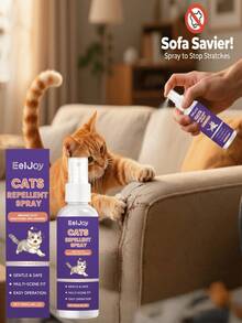 Pet Anti-Scratch Spray, Repellent, Spray For Cats And Dogs To Prevent Scratching On Sofa, Protect Against Biting And Licking, Repel Cats From Sofa And Tires, Repel Stray Cats, Repel Dogs From Chewing Shoes (Random Delivery Of New And Old Versions) - 120ml - View 2