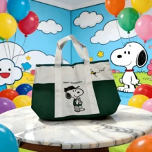 1pc Snoopy New Cartoon Cute Snoopy Large Capacity Printed Casual Canvas Shoulder Bag, Suitable For Commuting, School, Travel, Holidays, Gifts, Easy To Carry (Random Style) - Multicolor - View 4