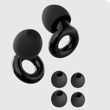 Nút bịt tai chống ồn, nút bịt tai silicon dùng khi ngủ, nút bịt tai lọc tiếng ồn khi bơi lội, đi xe máy. - Màu tím - Xem 5