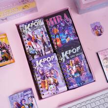 1/2/3本/套 KPOP 女团 Witch Hunt 螺旋笔记本，A7 螺旋笔记本，学生便签本，便携式笔记本，记事本，返校学生文具 - 彩色 - 查看 7