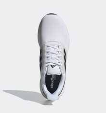 Adidas 阿迪达斯新款耐穿、轻便、舒适的 EQ19 RUN Grip 休闲运动鞋，男女通用，纯白色，JR0248 - 白色 - 查看 4