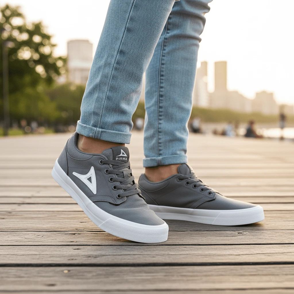 Tenis Hombre  Pirma Gris - Gris - Ver 1