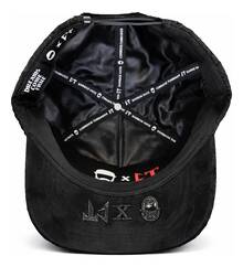Gorra estilo barbas hats rockstar total black calidad premium con interior satinado en color negro chip nfc incluido pines incluidos unisex para hombre o mujer - Negro - Ver 3