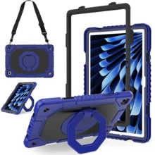 1pc 3-In-1 Anti-Drop Design, Adjustable Shoulder Strap, PC+Silicone Material, 360° Rotatable Handgrip Stand, Sturdy Protective Case Suitable Compatible With Ipad 11th (A16) 2025, 10th 2022, Galaxy Tab A11+ 2025/A9 Plus, Fashionable And Ideal For Gifts And Awards. - Multicolor - View 106