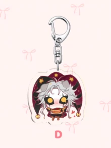 1pc Acrylic Bizarre Circus Clown Keychain, Cute Anime Character Pendant, Anime The Freak Circus Keychain,Mobile Phone Charm & Phone Chain, Bag Accessory, Creative Fans Gift, Protective Film On Both Sides - Multicolor - View 11