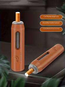 Portable Car Ashtray - Windproof Ash Collector, Leak-Proof Design, Keeps Car Interior Clean - A - View 13