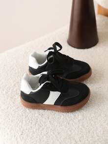 1双春秋季新款婴儿鞋，软底幼儿鞋，休闲运动鞋 - 黑色 - 查看 6