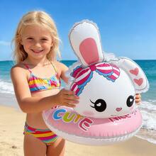 Flotador de Piscina con Orejas de Conejo y Corazones, Antideslizante y  para Niños - conejo - Ver 2