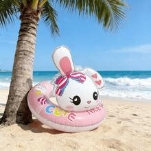 Flotador de Piscina con Orejas de Conejo y Corazones, Antideslizante y  para Niños - conejo - Ver 7