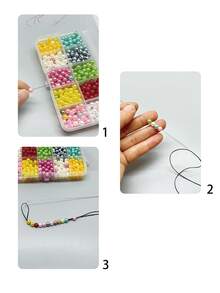 Set de 5 agujas de cuentas dobladas, con apertura en el medio para enhebrar, agujas para cuentas de semilla, agujas de cuentas giratorias, herramientas finas para enhebrar cuentas, suministros para hacer joyería - Aguja para abalorios curva y abierta - Ver 7