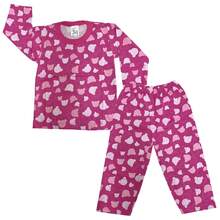 Pijama Manga Longa Menina 100% Algodão Confortável Estampado 1 ao 16 anos - Multicolorido - Visão 9
