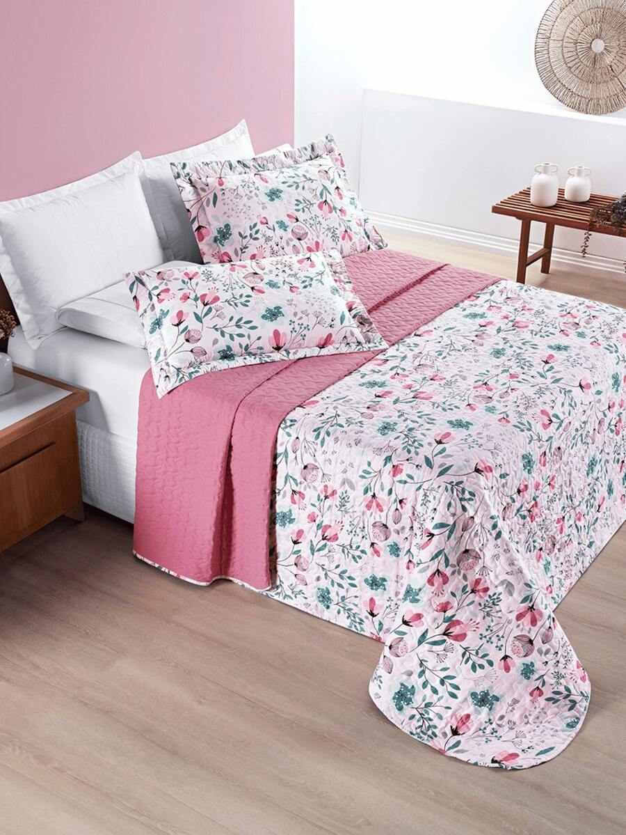 Cobre Leito 3 Peças King\Queen\Casal\Solteiro 200 Fios Percal Dupla Face Matelado Estampado Avere