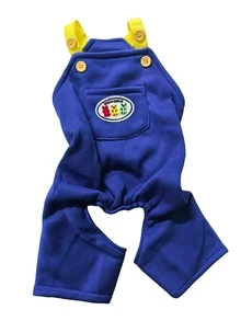 1pc LANGXINGCS Pet Suspender Pants, Cute Solid Color Dog Clothes, Pocket Bear Pattern Cat Clothes. Comfortable Soft Pet Jumpsuit, Suitable For Medium & Small Cats And Dogs - Multicolor - View 13