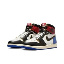 Nike Jordan × Union x  Air Jordan 1 High OG 柔軟舒適 高筒 復古籃球鞋 男女同款 黑白藍 - 黑白紅藍 - 查看 3