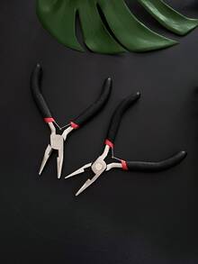 1pc Precision Jewelry Making Pliers - Mini Coil Crimping Tool, High Carbon Steel Handle, Handmade Without Power Source - Pliers - View 4