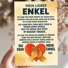 一张来自祖父母的温馨贺卡，非常适合在生日、周年纪念日或家庭聚会等特殊场合表达爱意和自豪。附赠信封。 - 多色 - 查看 6