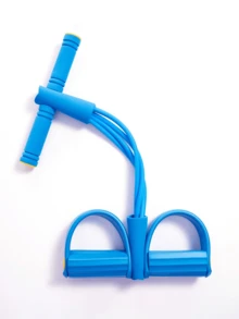 1Pc Four Foot Pedal Pull-Up Device, Sit Up Exercise Support Frame, Arm Tension Rope, Leg Tension Device, Multifunctional Home Fitness Equipment, Yoga Abdominal Strengthening Elastic Band Tension Rope - Multicolor - View 14