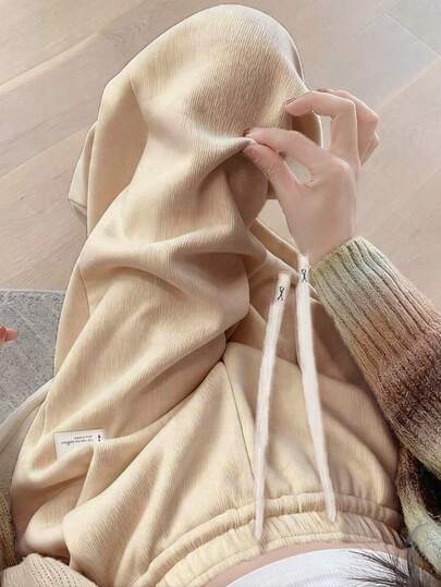 Women's Outdoor Casual Pants, Fitness Sports Trousers, Corduroy Material Straight Leg Wide Leg Pants