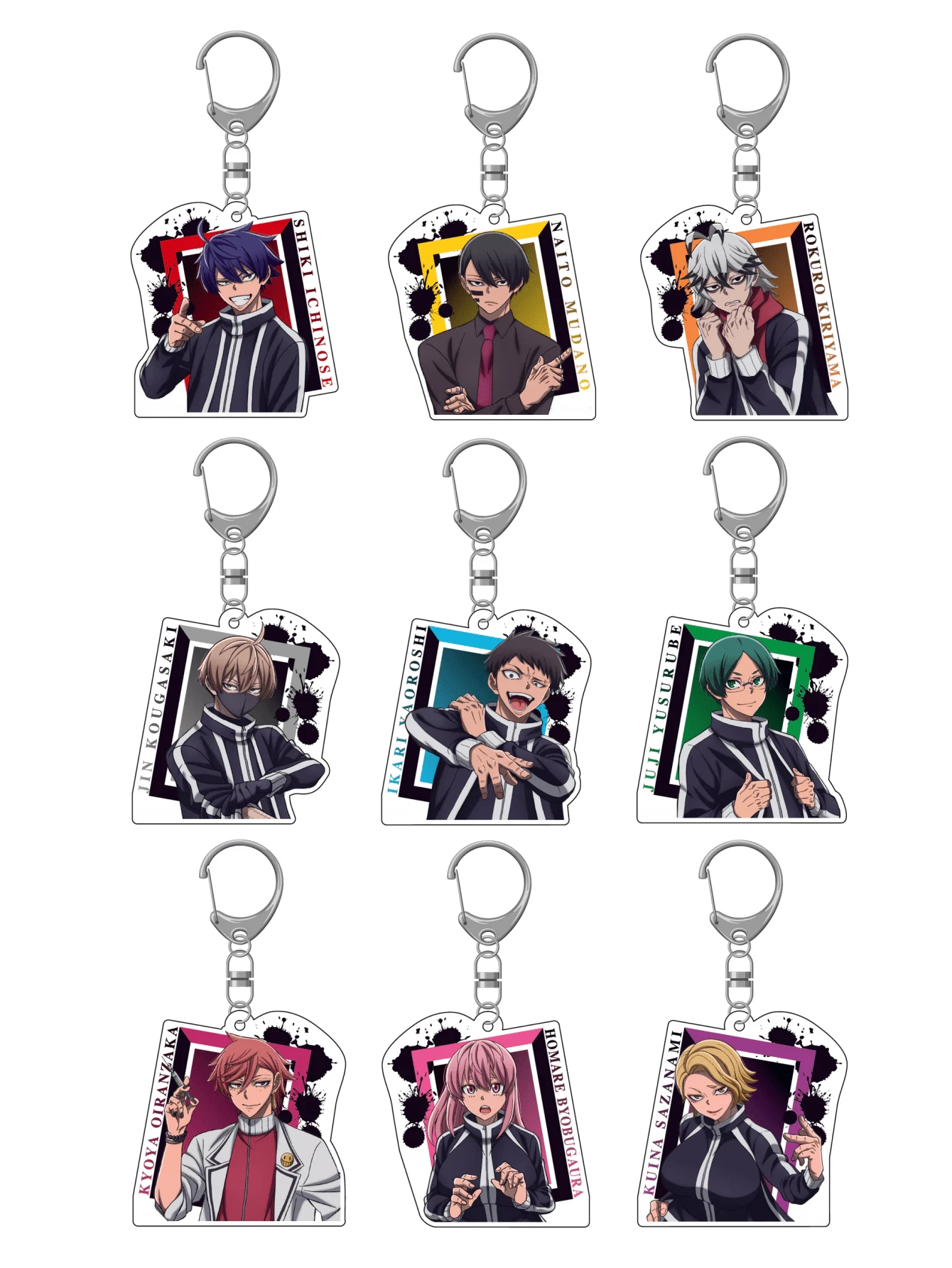 Anime Manga「TOUGEN ANKI」Acrylic Keychain Series Cute Cartoon Keyring Bag, Suitcase Accessory Phone Pendant Car Ornament. - Multicolor - View 1