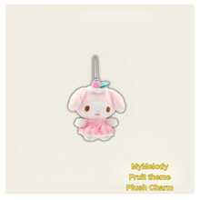 SANRIO Plush Keychain Pendant - Heart Series, Cherry Blossom Series, Good Mood Series, And Line Series - Official Licensed, Cute Plush Pendant Suitable For Wallet, Backpack And Handbag, Soft Collectible Plush Pendant, Approx. 10-11cm (3.9-4.3 Inches) High - Multicolor - View 7