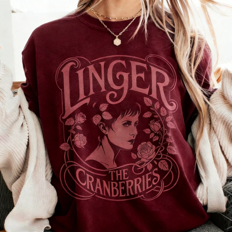 Retro 90s Rock Graphic Tee, Vintage Band Style T-Shirt, Alternative Grunge 90s Band Tee, Festival Outfit Graphic, Comfort C#Lors Shirt - 酒紅色 - 查看 1