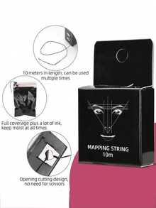 Microblading Eyebrow Pencil, Eyebrow Embroidery Ruler Auxiliary Line Drawing Positioning Template - Multicolor - View 9