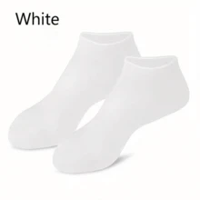 1 pereche de șosete hidratante din silicon pentru picioare uscate și crăpate, șosete hidratante, șosete hidratante antiderapante cu călcâi, șosete exfoliante hidratante din silicon, îngroșate, noi, îmbunătățite, șosete hidratante cu gel SPA, îngrijirea picioarelor după pedichiură, potrivite pentru picioare feminine uscate și crăpate, șosete ultra-elastice pentru îngrijirea picioarelor, ajută la înmuierea picioarelor, un cadou minunat pentru Ziua Mamei, Crăciun sau Ramadan - multicolor - Vizualizare 16