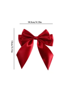 10pcs Bright Red Double-Layer Bow, Full Of Holiday Atmosphere, Suitable For Wedding DIY Decoration, Gift Packaging, Gift Basket Decoration, Birthday Packaging, Holiday Arrangement, Wedding Decoration, Mother's Day Decoration, Wreath Embellishment, Bridal Party Supplies, Holiday And Party Gift Decoration Bow - View 9
