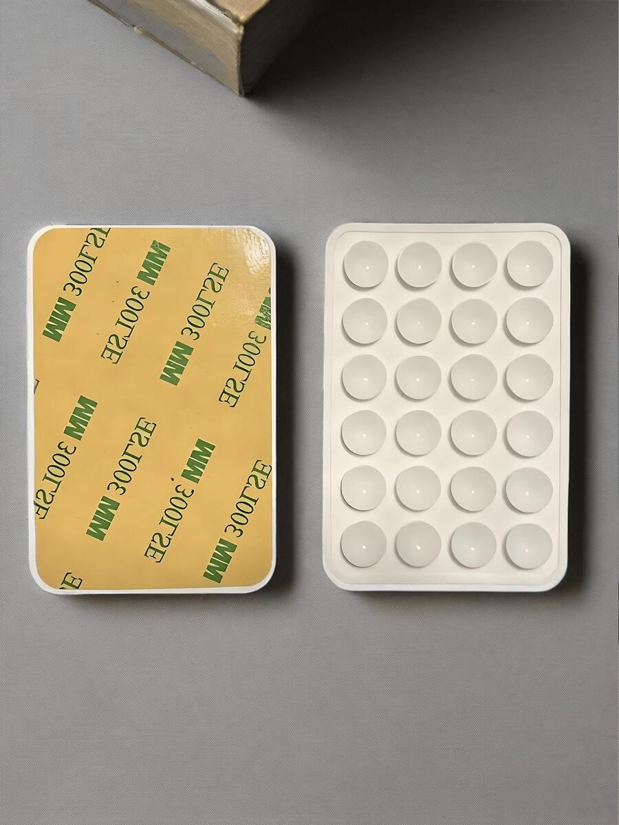 1pc Silicone Suction Cup Phone Case Stand, Suction Cup Phone Holder, Octobuddy, Sticky Phone Stand, Suitable For Smartphones - A - View 1