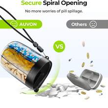 Bình đựng vitamin 6 ngăn, hộp đựng thực phẩm chức năng có các ngăn riêng biệt, dễ dàng lấy thuốc. - Nhiều màu - Xem 9