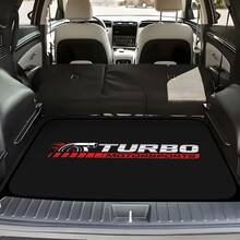 1 pièce Tapis de voiture TURBO, tapis d'extérieur, universel, durable, résistant aux rayures, doublure en polyester facile à nettoyer, tapis de coffre Tapis de protection de plancher de chargement antidérapant Convient pour les voitures, camions, VUS Maintient la propreté du véhicule - A - Voir 1