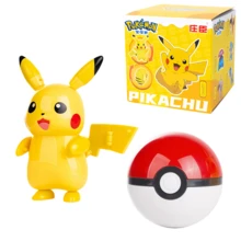 pokemon 30款正版宝可梦玩具，带精灵球，可变形玩偶，包括皮卡丘、喷火龙、妙蛙花、小火龙、杰尼龟、水箭龟、伊布、梦幻、超梦、暴鲤龙、甲贺忍蛙、路卡利欧、快龙、拉普拉斯、露奈雅拉等。 - 彩色 - 查看 12