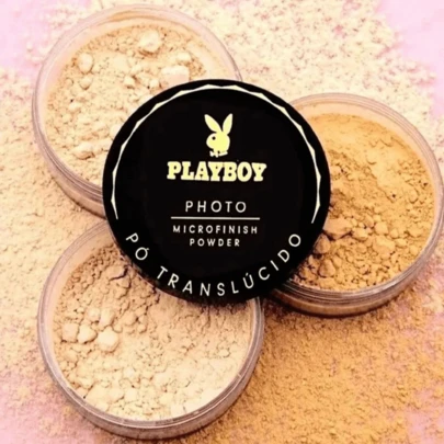 Pó Solto Translúcido Photo Microfinish Powder - Acabamento Suave à Prova d'Água - Playboy