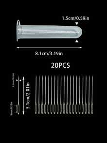 20支尖头绣花针，5.1厘米圆头丝带绣针，十字绣针和手缝针 - 手縫針 - 查看 9