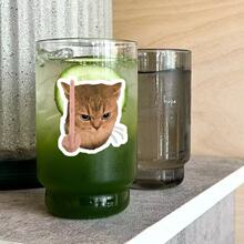 Funny Cat Sticker | Personalized Decorative Sticker | Waterproof Sticker For Planner, Luggage, Skateboard - Matte Durable Surface, Self-Adhesive Bumper Sticker, Suitable For Car, Window, Laptop, Truck, Water Bottle - Multipurpose Durable Design, Car Decal - Vinyl - View 9