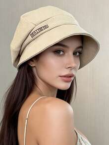 Women's 3-In-1 Bucket Hat, Fashionable Versatile Beret Cap Suitable For Casual Outings, Autumn/Winter - Fisherman's Hat - View 1