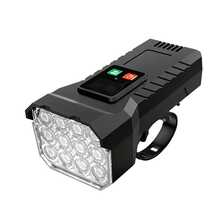 1个智能感应自行车前灯，自动光线感应开关，遥控器，5种模式，电池电量显示，骑行 - 自行車燈 - 查看 12