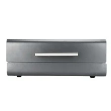 Simple Bread Box Rectangle Bread Bin Food Storage Container Kitchen Desktop Organizer With Lid - Black - View 10